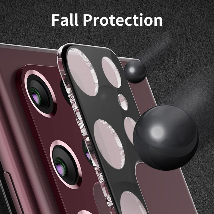 2pcs For Samsung Galaxy S23 Ultra 5G ENKAY 9H Rear Camera Lens Tempered Glass Film(Black) - free shipping - PMC Jewellery - Order now!