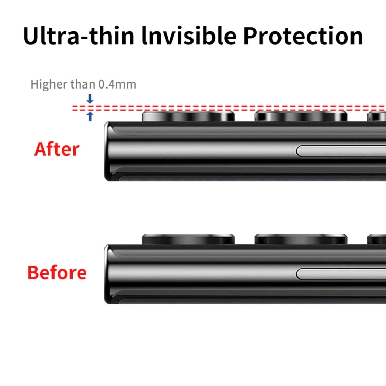 2pcs For Samsung Galaxy S23 Ultra 5G ENKAY 9H Rear Camera Lens Tempered Glass Film(Black) - free shipping - PMC Jewellery - Order now!