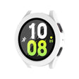 For Samsung Galaxy Watch4/5 40mm ENKAY Hat-Prince Waterproof Full Coverage PC Frame + 9H Tempered Glass Case(White) - Watch Cases by ENKAY