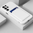 For Samsung Galaxy S23 Ultra 5G Skin Feel Card TPU Contrast Color Button Phone Case(White) - free shipping - PMC TechLife - Order now!