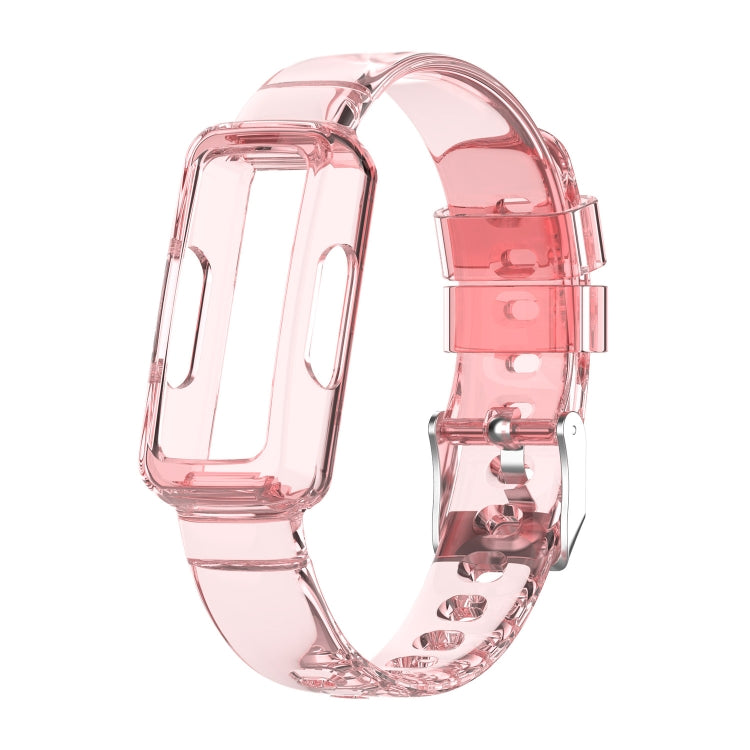 For Fitbit Inspire 3 TPU Integrated Watch Band(Transparent Pink) - free shipping - PMC TechLife - Order now!