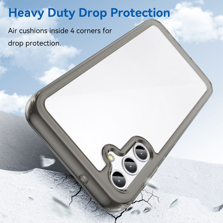 For Samsung Galaxy A14 4G Colorful Series Acrylic + TPU Phone Case(Transparent Grey) - free shipping - PMC TechLife - Order now!