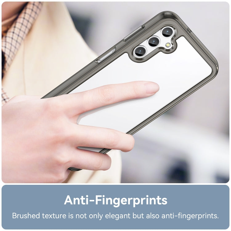 For Samsung Galaxy A14 4G Colorful Series Acrylic + TPU Phone Case(Transparent Grey) - free shipping - PMC TechLife - Order now!