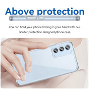 For Samsung Galaxy A54 5G Colorful Series Acrylic + TPU Phone Case(Transparent)