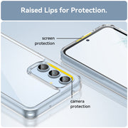 For Samsung Galaxy A54 5G Colorful Series Acrylic + TPU Phone Case(Transparent)