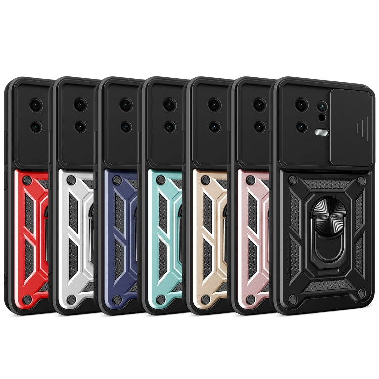For Xiaomi 13 Sliding Camera Cover Design Phone Case(Rose Gold)