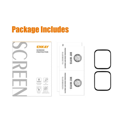 2 PCS For Redmi Watch 3 ENKAY 3D Full Coverage Soft PC Edge + PMMA HD Screen Protector Film - Screen Protector by ENKAY | Online Shopping South Africa | PMC Jewellery | Buy Now Pay Later Mobicred
