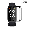 2 PCS For Redmi Smart Band 2 ENKAY Hat-Prince 3D Full Coverage Soft PC Edge + PMMA HD Screen Protector Film