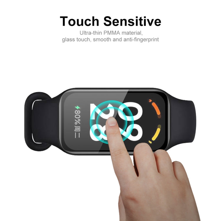 2 PCS For Redmi Smart Band 2 ENKAY Hat-Prince 3D Full Coverage Soft PC Edge + PMMA HD Screen Protector Film