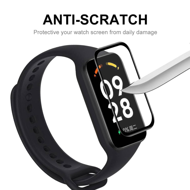 2 PCS For Redmi Smart Band 2 ENKAY Hat-Prince 3D Full Coverage Soft PC Edge + PMMA HD Screen Protector Film