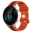 Compatible with Garmin Compatible witherunner 55 20mm Butterfly Buckle Two-Color Silicone Watch Band(Orange+Black) - free shipping - PMC TechLife - Order now!