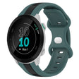 Compatible with Garmin Compatible witherunner 55 20mm Butterfly Buckle Two-Color Silicone Watch Band(Green+Black) - free shipping - PMC TechLife - Order now!
