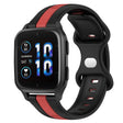 Compatible with Garmin Compatible witherunner Sq2 20mm Butterfly Buckle Two-Color Silicone Watch Band(Black+Red) - free shipping - PMC TechLife - Order now!