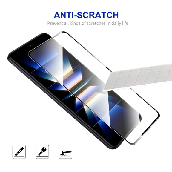 For Xiaomi Redmi K60 / K60 Pro 10pcs ENKAY Hat-Prince Full Glue 0.26mm 9H 2.5D Tempered Glass Full Film