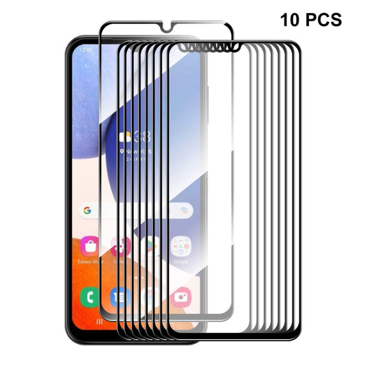 For Samsung Galaxy A14 5G 10pcs ENKAY Hat-Prince Full Glue 0.26mm 9H 2.5D Tempered Glass Full Film - Galaxy Tempered Glass by ENKAY | Online Shopping South Africa | PMC Jewellery | Buy Now Pay Later Mobicred