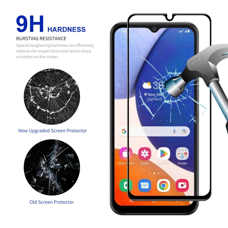 For Samsung Galaxy A14 5G 10pcs ENKAY Hat-Prince Full Glue 0.26mm 9H 2.5D Tempered Glass Full Film - Galaxy Tempered Glass by ENKAY | Online Shopping South Africa | PMC TechLife | Buy Now Pay Later Mobicred