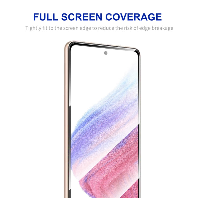 For Samsung Galaxy A54 5G 5pcs ENKAY Hat-Prince Full Glue 0.26mm 9H 2.5D Tempered Glass Full Film - free shipping - PMC TechLife - Order now!