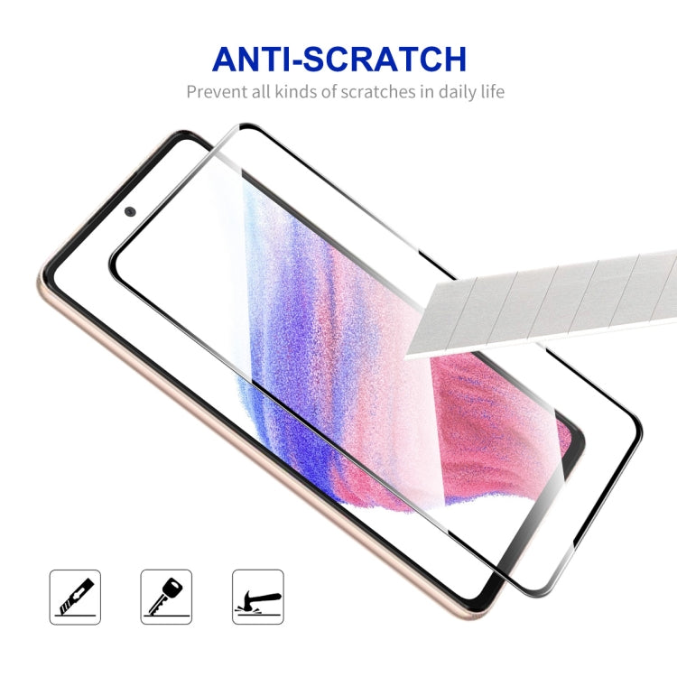 For Samsung Galaxy A54 5G 10pcs ENKAY Hat-Prince Full Glue 0.26mm 9H 2.5D Tempered Glass Full Film - Galaxy Tempered Glass by ENKAY | Online Shopping South Africa | PMC TechLife | Buy Now Pay Later Mobicred
