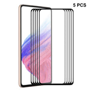 For Samsung Galaxy A54 5G 5pcs ENKAY Hat-Prince 6D Full Glue Tempered Glass Full Film