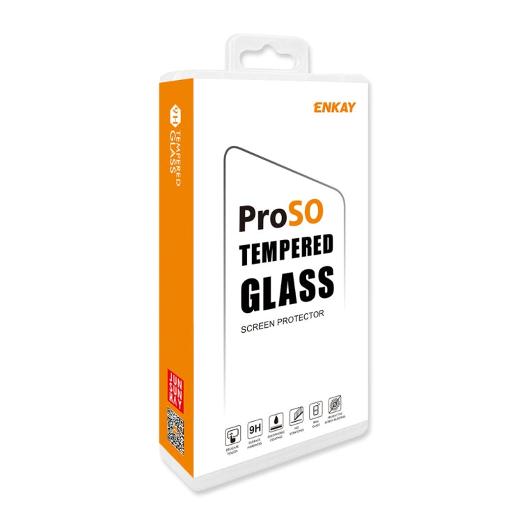 For Samsung Galaxy A54 5G 5pcs ENKAY Hat-Prince 6D Full Glue Tempered Glass Full Film