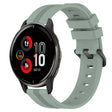 Compatible with Garmin Venu 2 Plus 20mm Concave Striped Slicone Watch Band(Grayish Green)