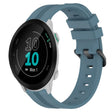 Compatible with Garmin Compatible witherunner 158 20mm Concave Striped Slicone Watch Band(Rock Cyan)
