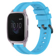 Compatible with Garmin Venu SQ 20mm Concave Striped Slicone Watch Band(Sky Blue) - free shipping - PMC TechLife - Order now!