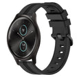 Compatible with Garmin Garminmove Style 20mm Concave Striped Slicone Watch Band(Black) - free shipping - PMC TechLife - Order now!