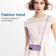 For Samsung Galaxy S23 Ultra 5G Cross-body Wallet Card Bag Leather Phone Case(Purple)