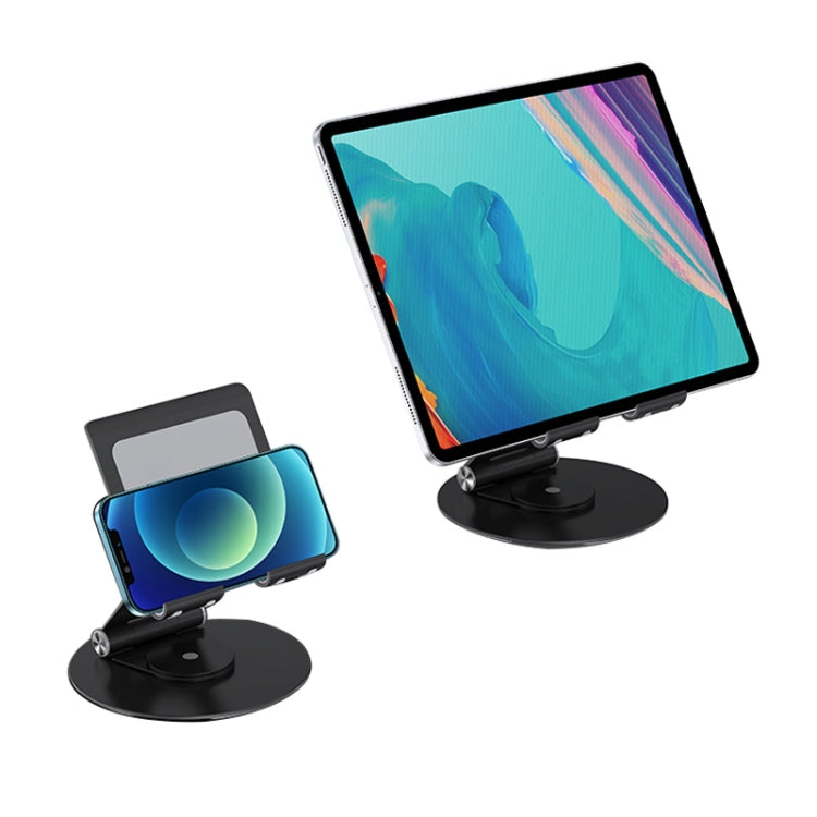 JUNSUNMAY 360 Degrees Rotating Foldable Laptop Desktop Holder Height / Angle Adjustable(Black) - free shipping - PMC TechLife - Order now!