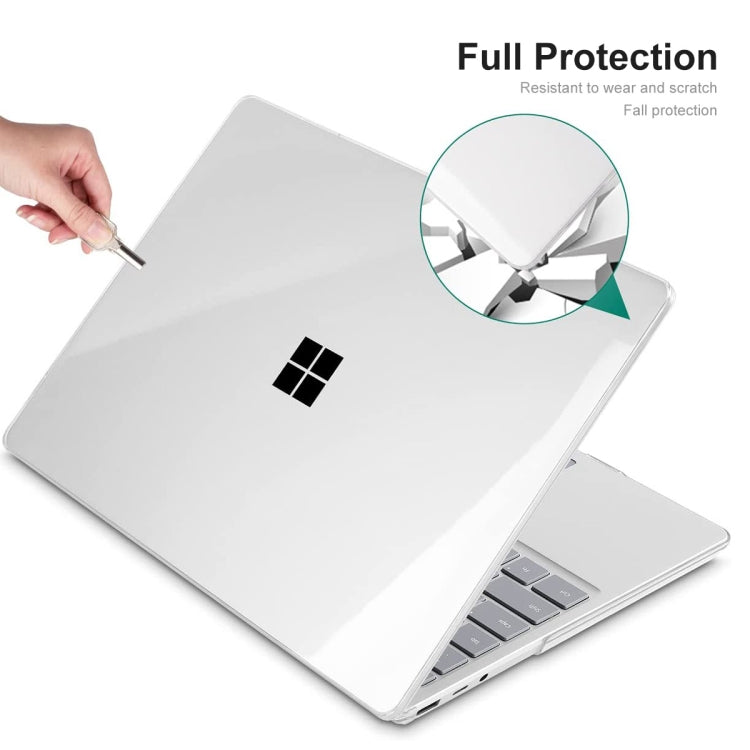 For Microsoft Surface Laptop Go 1/2 12.4 1943/2013 ENKAY Hat-Prince Shockproof Crystal Hard Case(Transparent)