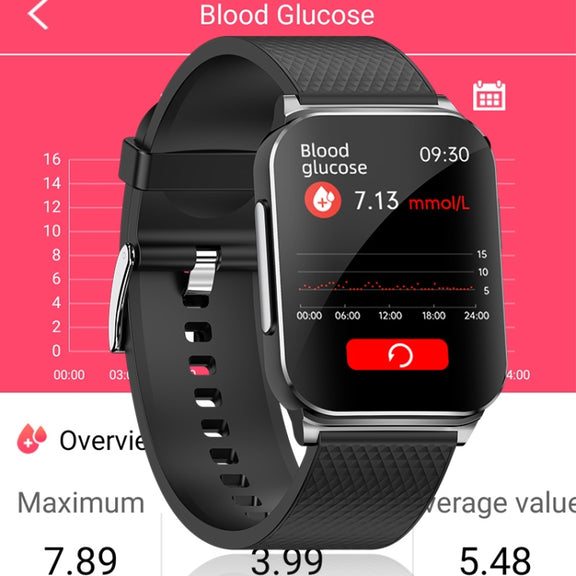 EP03 1.83 inch Color Screen Smart Watch,Support Heart Rate Monitoring / Blood Pressure Monitoring(Black)