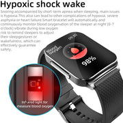 EP03 1.83 inch Color Screen Smart Watch,Support Heart Rate Monitoring / Blood Pressure Monitoring(Black)