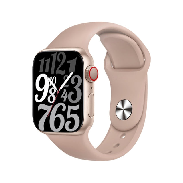 WS88 1.96 inch Color Screen Smart Watch,Support Heart Rate Monitoring / Blood Pressure Monitoring(Gold)