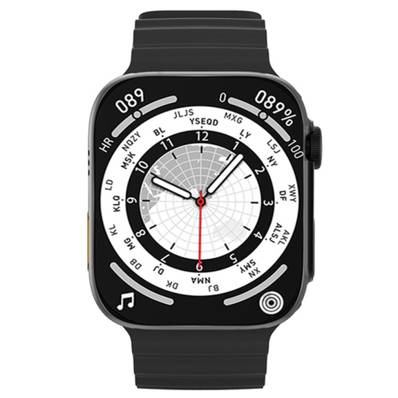 W800 Ultra 2.02 inch Color Screen Smart Watch,Support Heart Rate Monitoring / Blood Pressure Monitoring(Black)