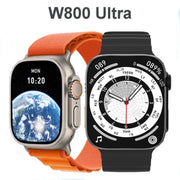 W800 Ultra 2.02 inch Color Screen Smart Watch,Support Heart Rate Monitoring / Blood Pressure Monitoring(Black)