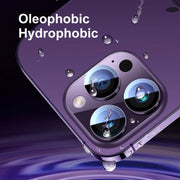 For iPhone 14 / 14 Plus ENKAY Hat-Prince Tempered Individual Ring Camera Glass Film with Positioner