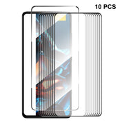 For Xiaomi Poco X5 Pro 10pcs ENKAY Hat-Prince Full Glue 0.26mm 9H 2.5D Tempered Glass Full Film