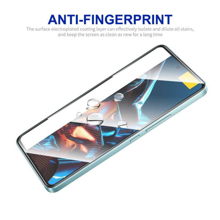 For Xiaomi Poco X5 Pro 10pcs ENKAY Hat-Prince Full Glue 0.26mm 9H 2.5D Tempered Glass Full Film