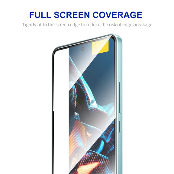 For Xiaomi Poco X5 Pro 10pcs ENKAY Hat-Prince Full Glue 0.26mm 9H 2.5D Tempered Glass Full Film