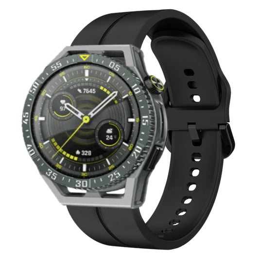 For Huawei Watch GT 3 SE 22mm Loop Silicone Watch Band(Black) - Watch Bands by PMC Jewellery | Online Shopping South Africa | PMC Jewellery | Buy Now Pay Later Mobicred