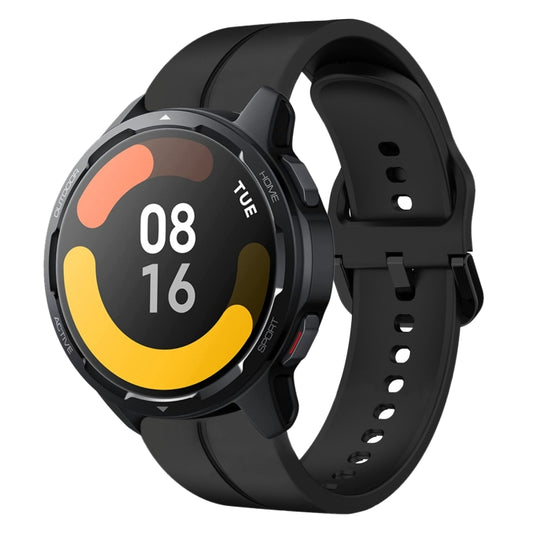 For Xiaomi MI Watch S1 Active 22mm Loop Silicone Watch Band(Black) - free shipping - PMC Jewellery - Order now!