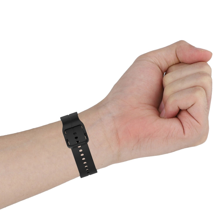 For Xiaomi MI Watch S1 Active 22mm Loop Silicone Watch Band(White)