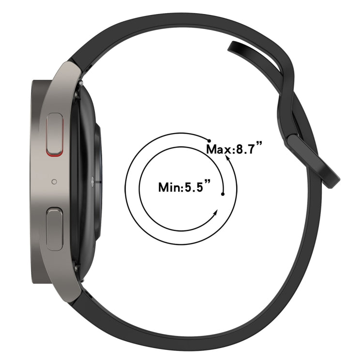 For Xiaomi MI Watch S1 Active 22mm Loop Silicone Watch Band(Black) - free shipping - PMC Jewellery - Order now!