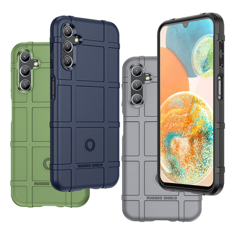 For Samsung Galaxy A24 4G Full Coverage Shockproof TPU Phone Case(Blue) - Galaxy Phone Cases by PMC TechLife | Online Shopping South Africa | PMC TechLife | Buy Now Pay Later Mobicred