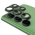 For Samsung Galaxy S23 Ultra ENKAY 9H Rear Camera Lens Aluminium Alloy Tempered Glass Film(Dark Green) - free shipping - PMC TechLife - Order now!