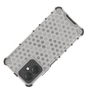 For Xiaomi Redmi Note 12 4G Shockproof Honeycomb Phone Case(White)