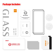 For Honor X9A / Magic5 Lite 2pcs ENKAY 0.26mm 3D Hot Bending Tempered Glass Full Film with Lens Film