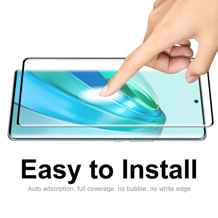 For Honor X9A / Magic5 Lite 2pcs ENKAY 0.26mm 3D Hot Bending Tempered Glass Full Film with Lens Film - Honor Tempered Glass by ENKAY | Online Shopping South Africa | PMC TechLife | Buy Now Pay Later Mobicred