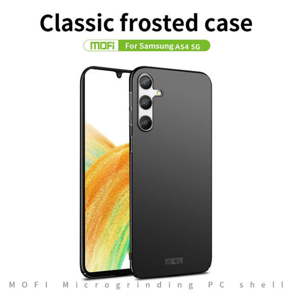 For Samsung Galaxy A54 5G MOFI Frosted PC Ultra-thin Hard Phone Case(Blue)